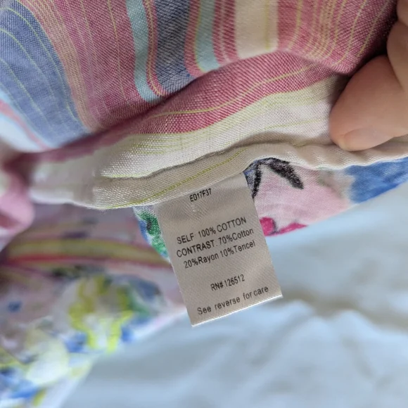 Anthropologie Aratta Silent Journey Cyrena Embroidered Floral Bird Shirt - Picture 8 of 10